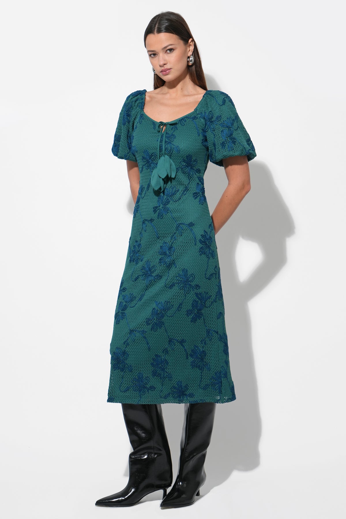 Anora Knit Midi Dress | Adelyn Rae M / EMERALD GREEN Anora Knit Midi Dress | Adelyn Rae M / EMERALD GREEN