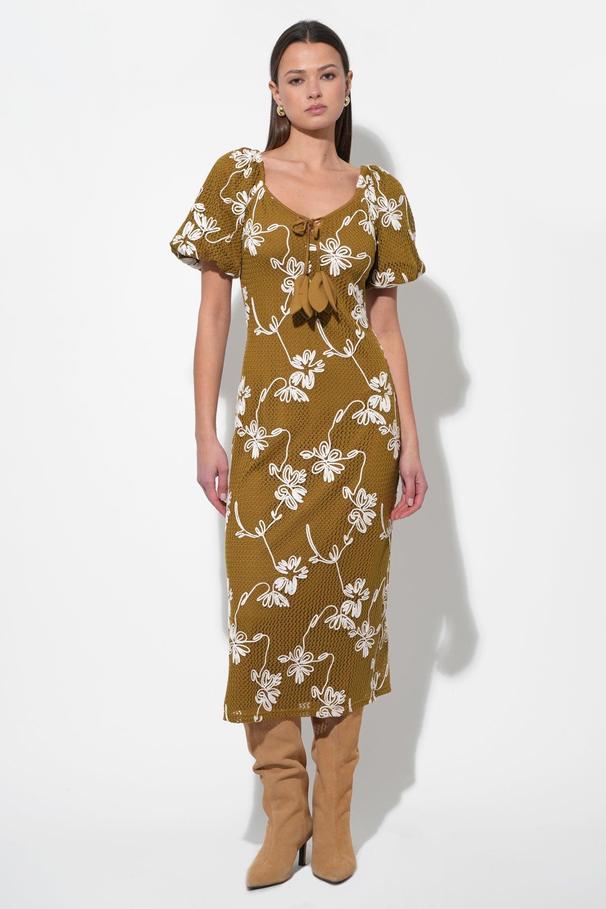 Anora Knit Midi Dress F257D6484