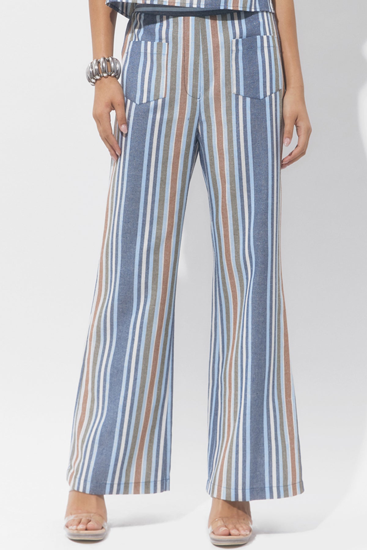 Anora Striped Relaxed Trouser F2512P6511