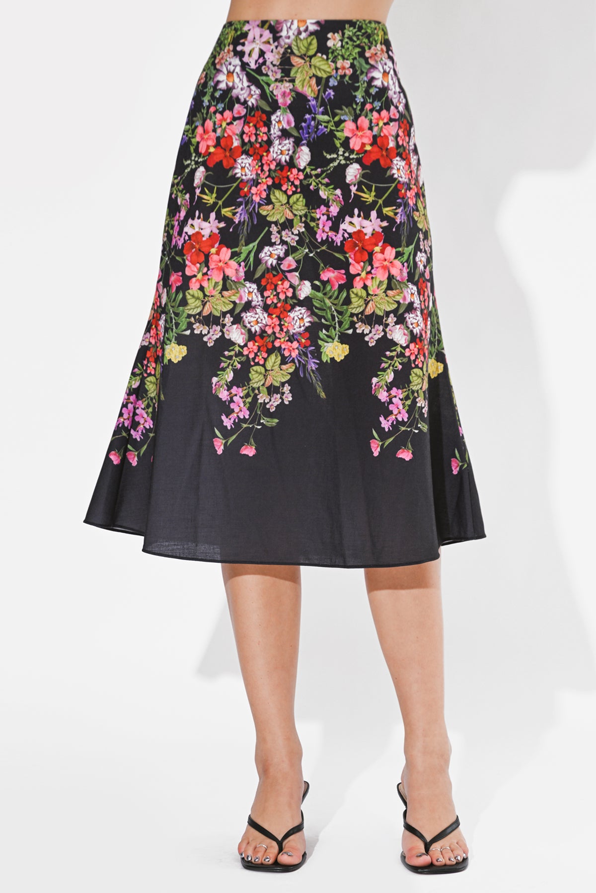 Belle Floral Print Skirt F2512S9436