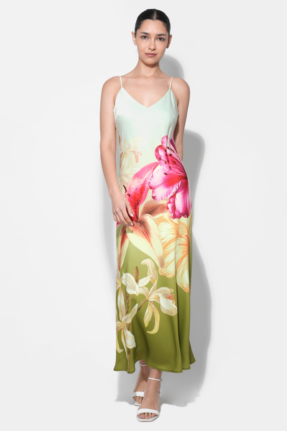 Cecilia Maxi Slip Dress F265D721