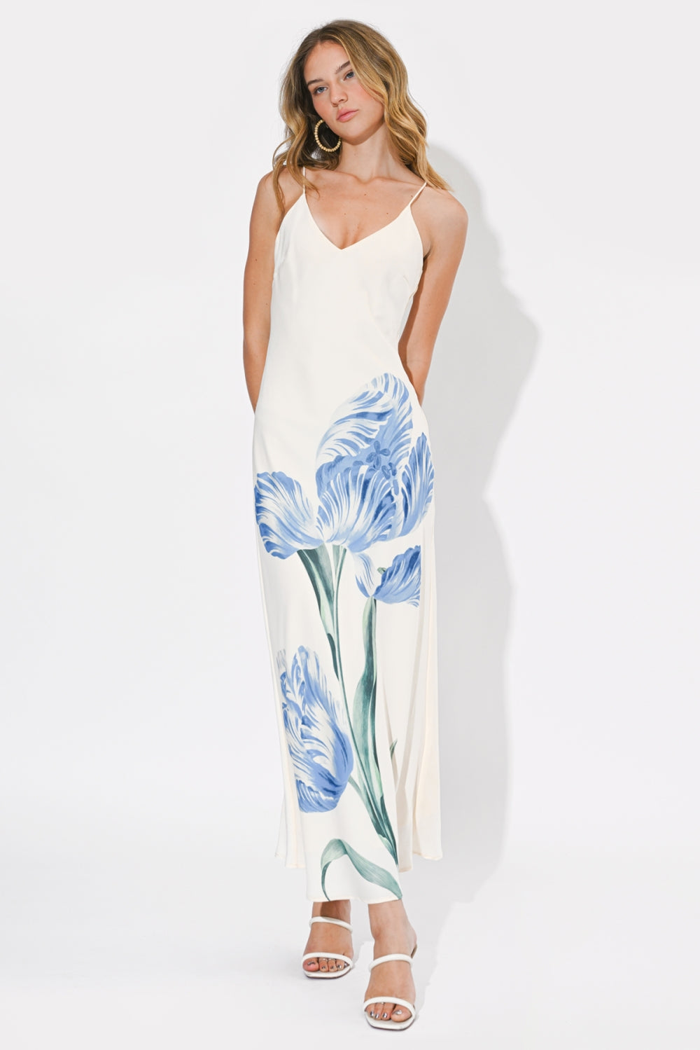 Corinne Maxi Slip Dress F265D7154