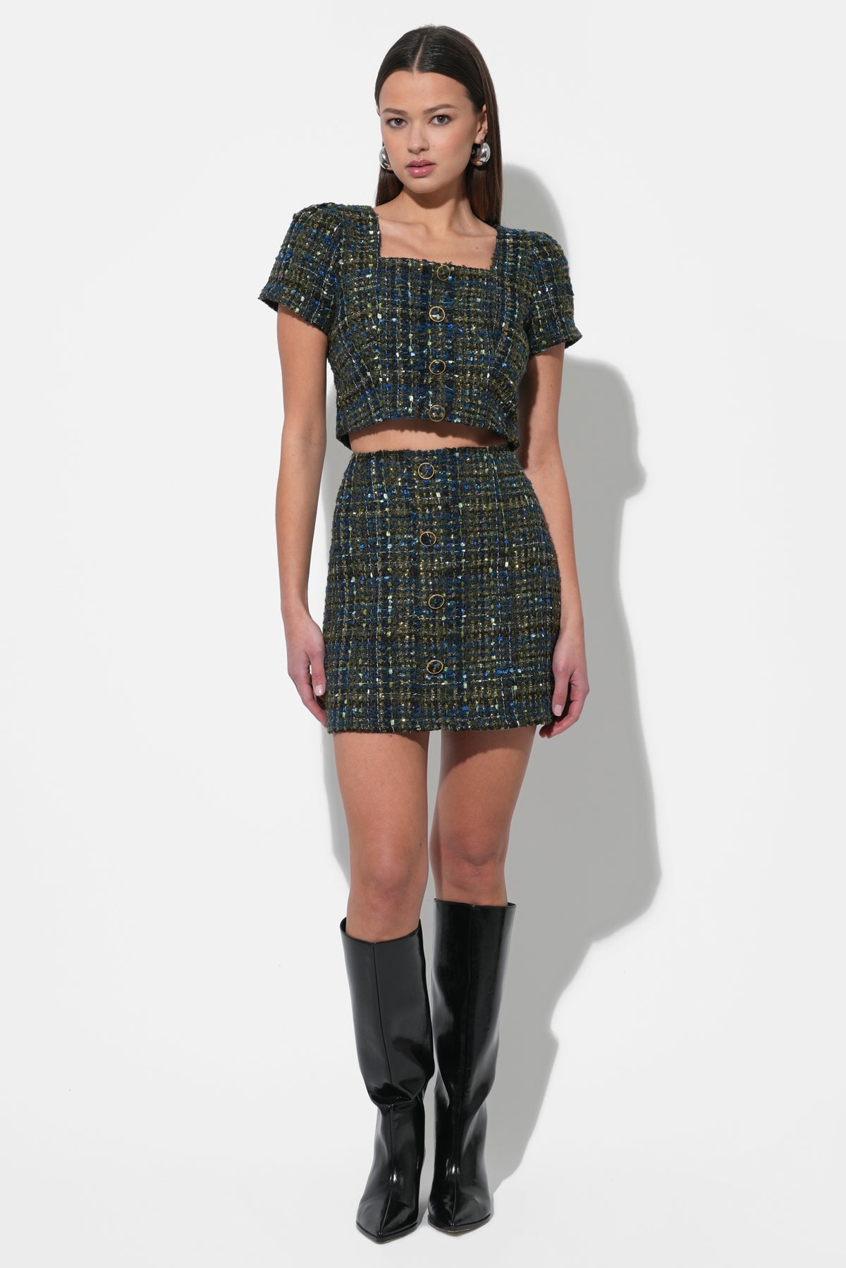 Lauren Tweed High Waist Skirt