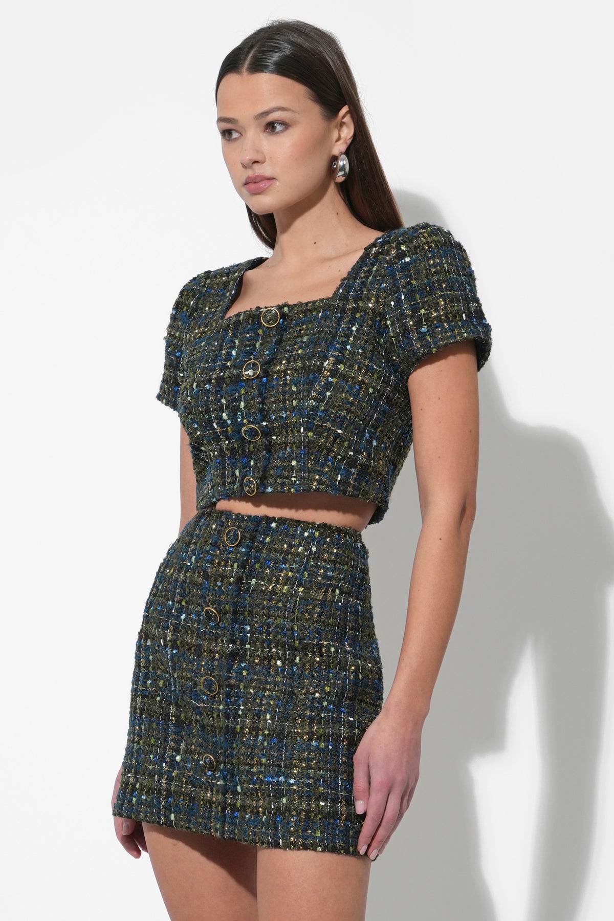 Lauren Tweed High Waist Skirt