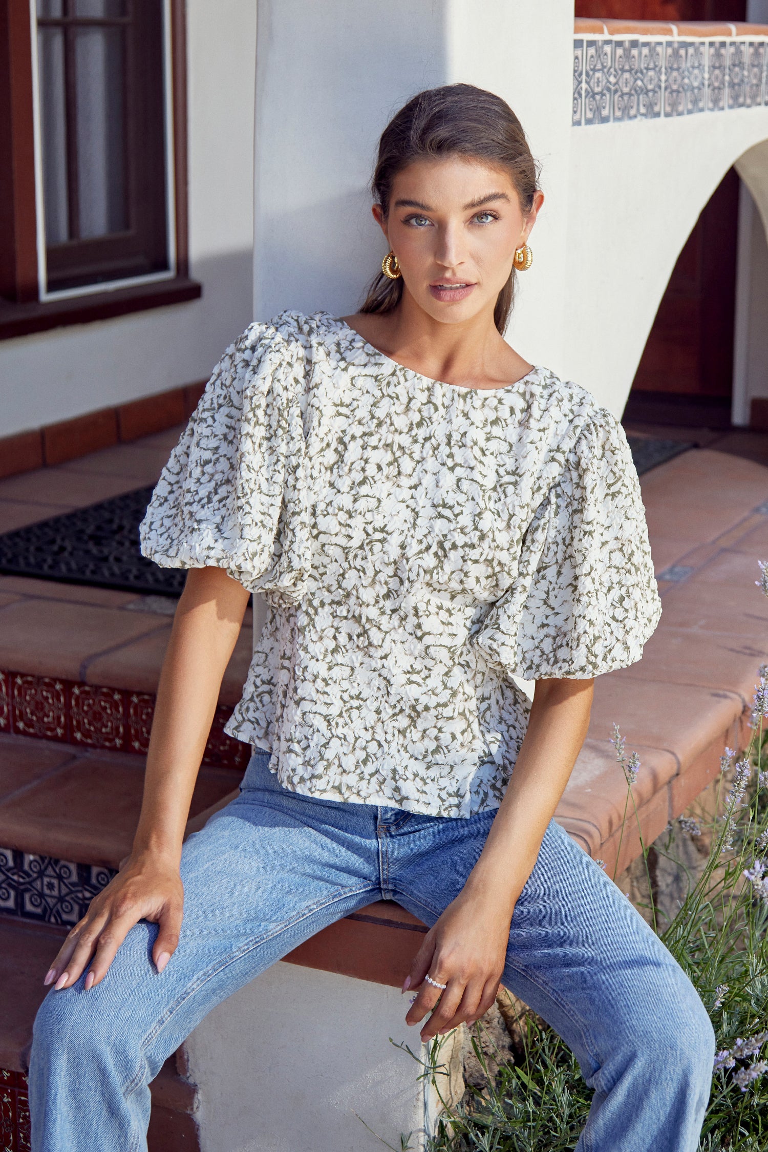 Eli Textured Blouse