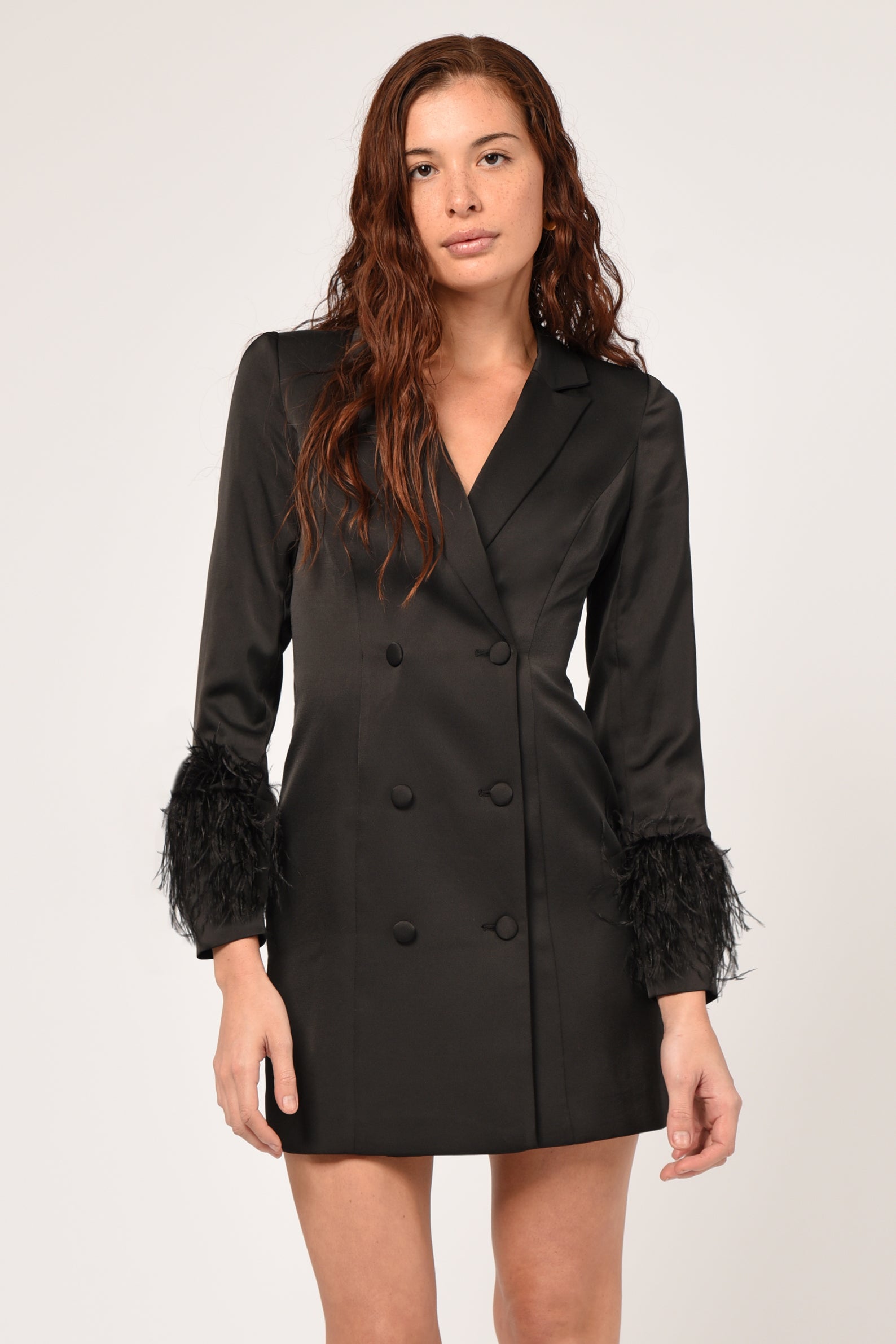 Bianca Feather Blazer Dress - FINAL SALE