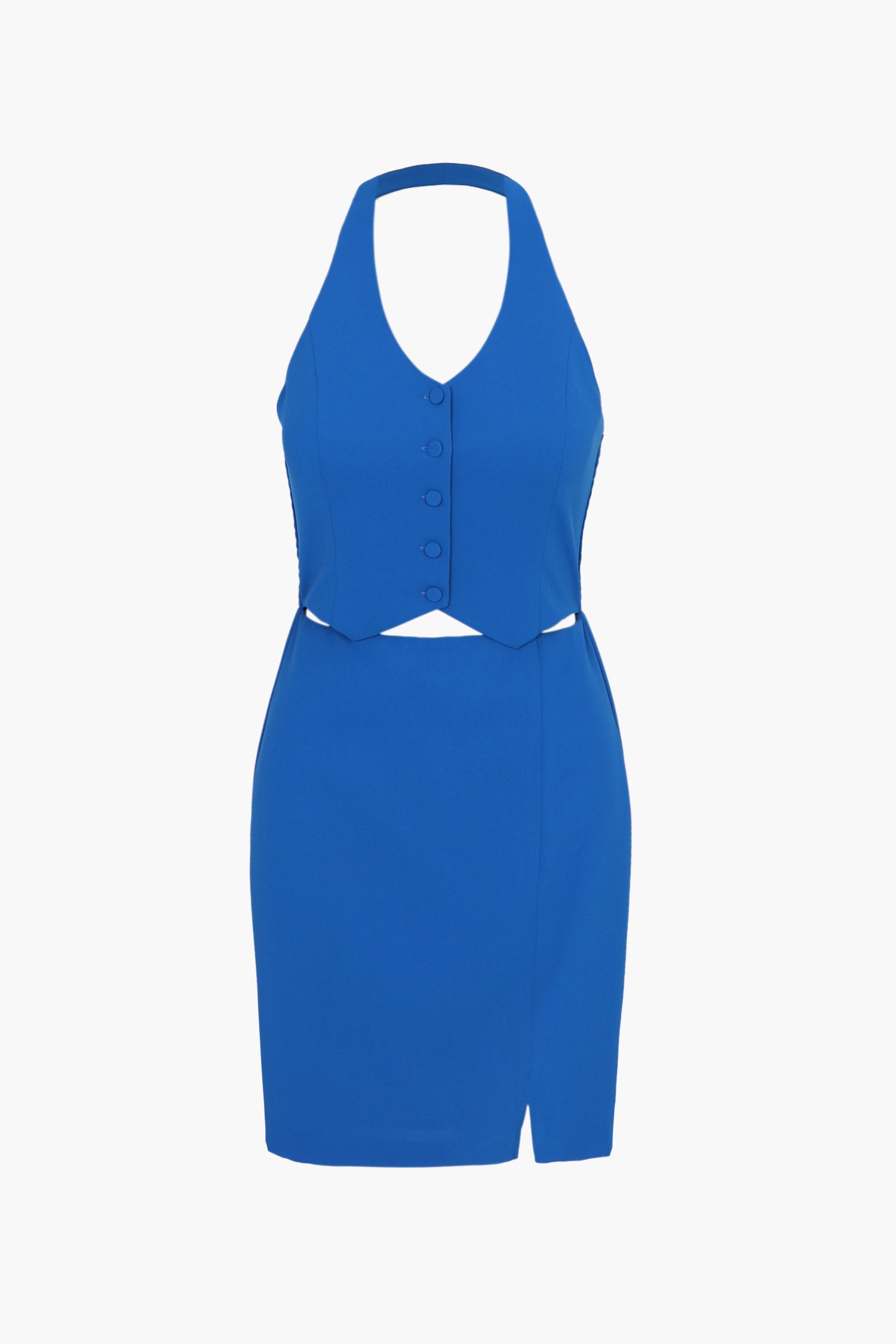Virginia Twofer Halter Mini Dress