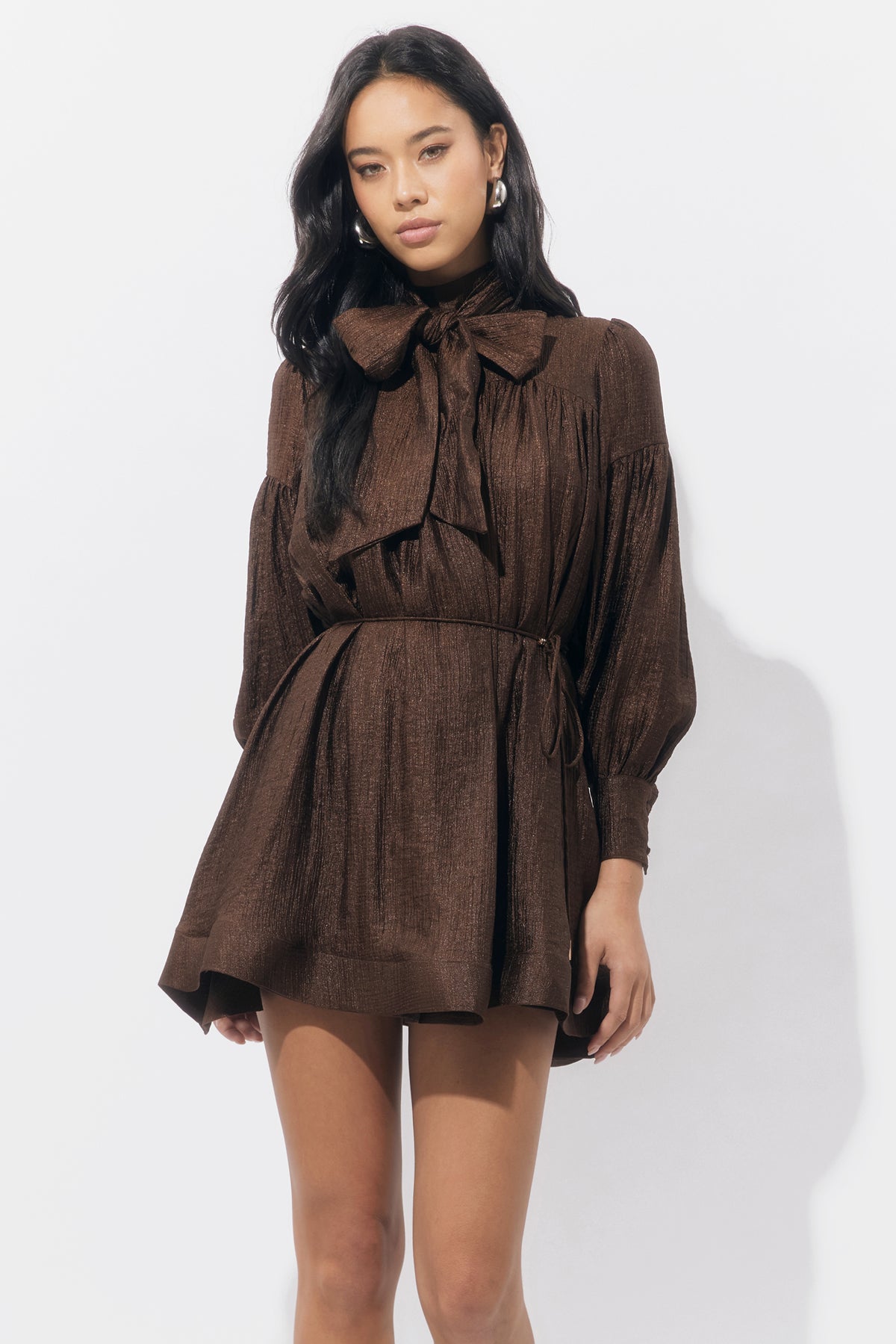 Daphne Bow Mini Dress