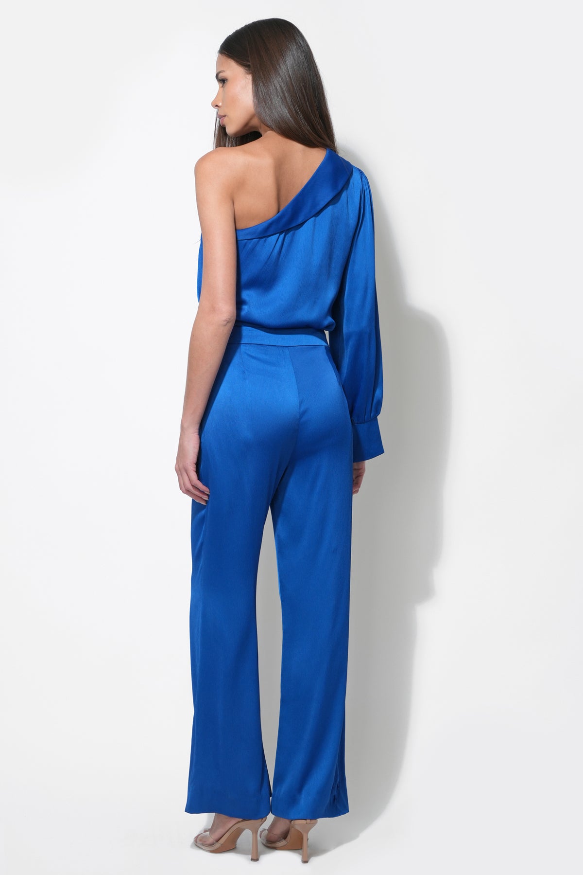 Cameron One Shoulder Satin Top