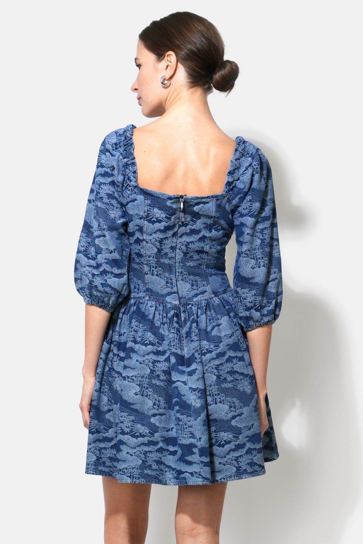 Alani Long Sleeve Denim Mini Dress