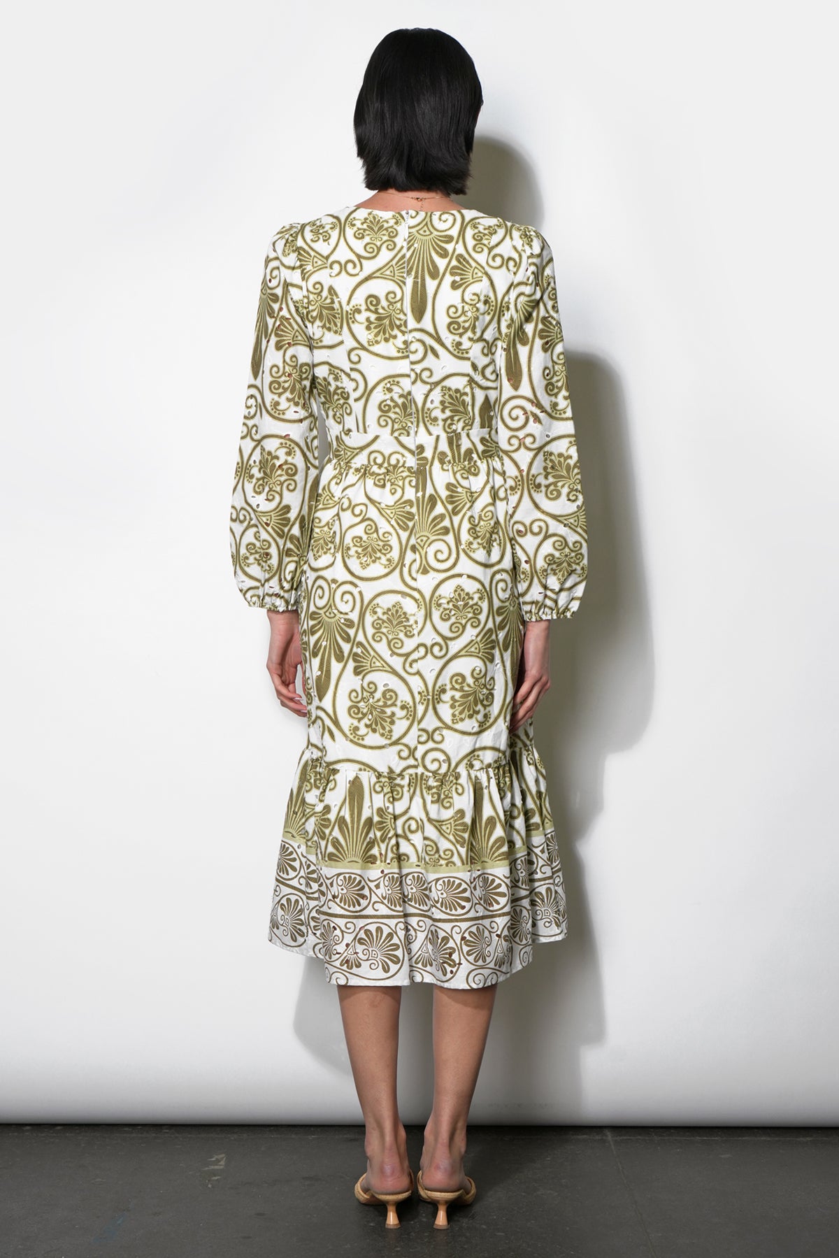 Madeline Long Sleeve Trim Dress