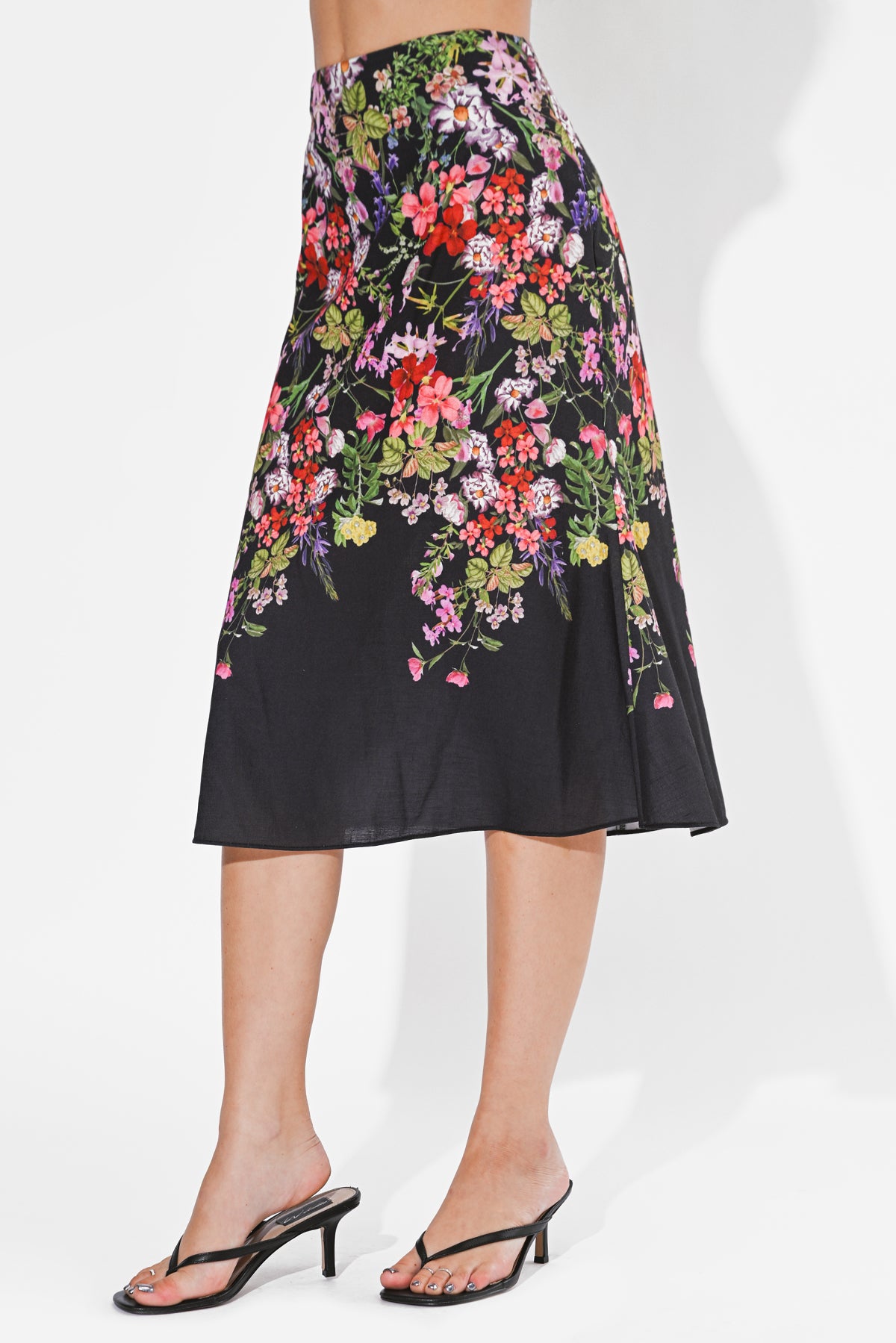 Belle Floral Print Skirt