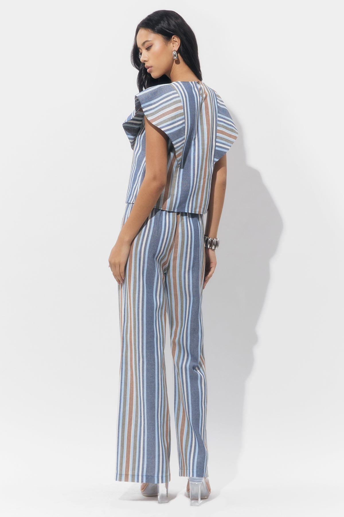 Anora Striped Relaxed Trouser