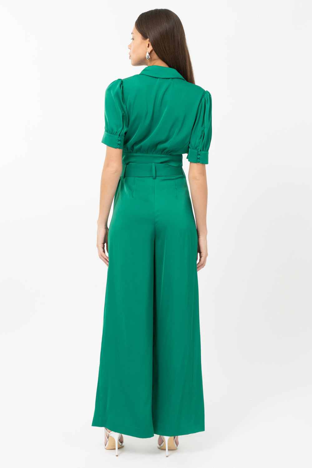 Keva High Waist Belted Trousers