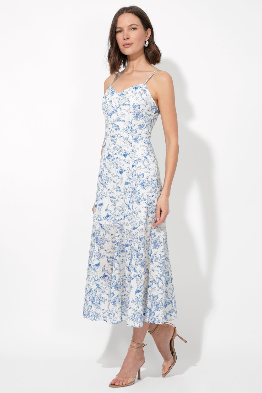 Luna Printed Slip Dress