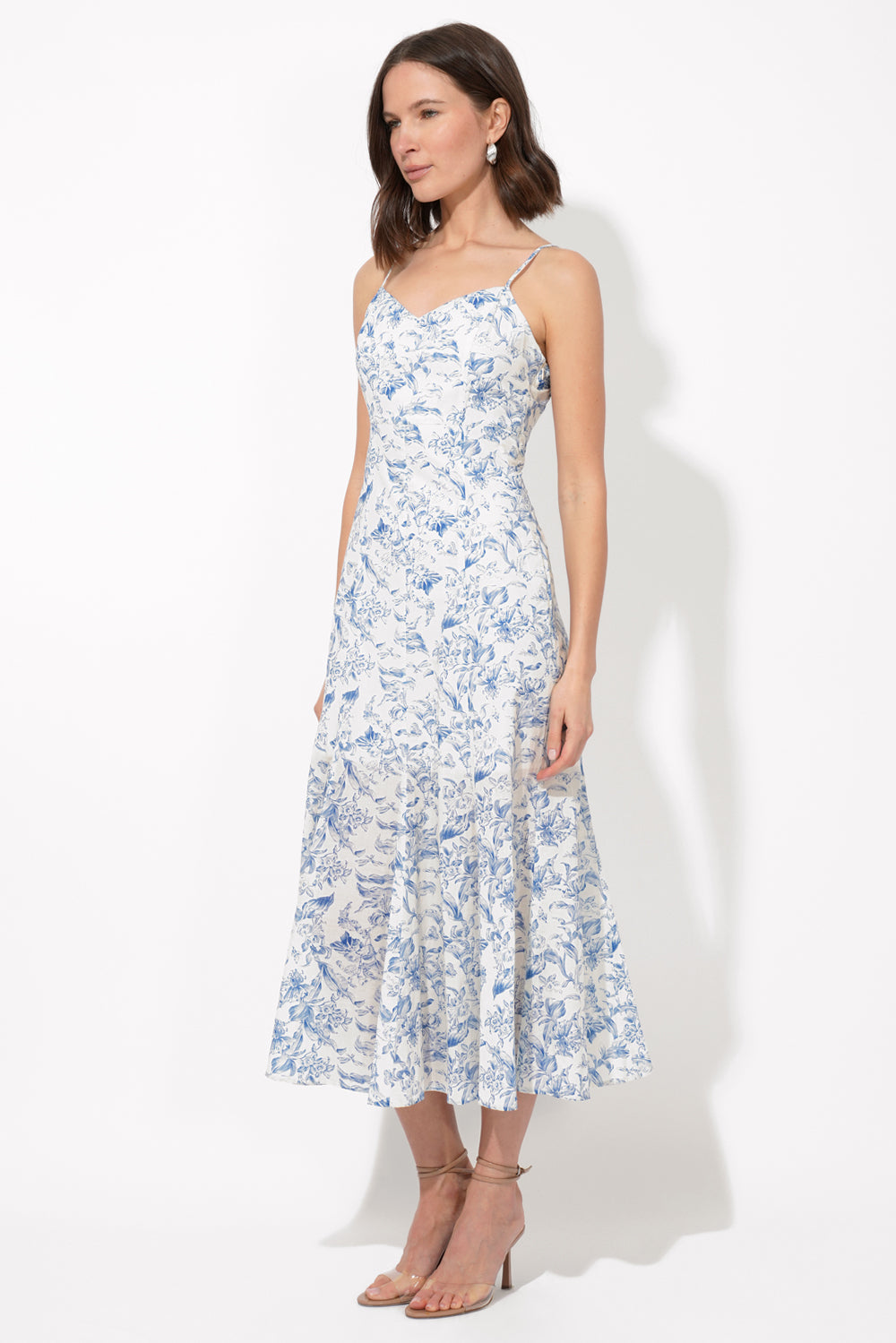 Luna Printed Slip Dress