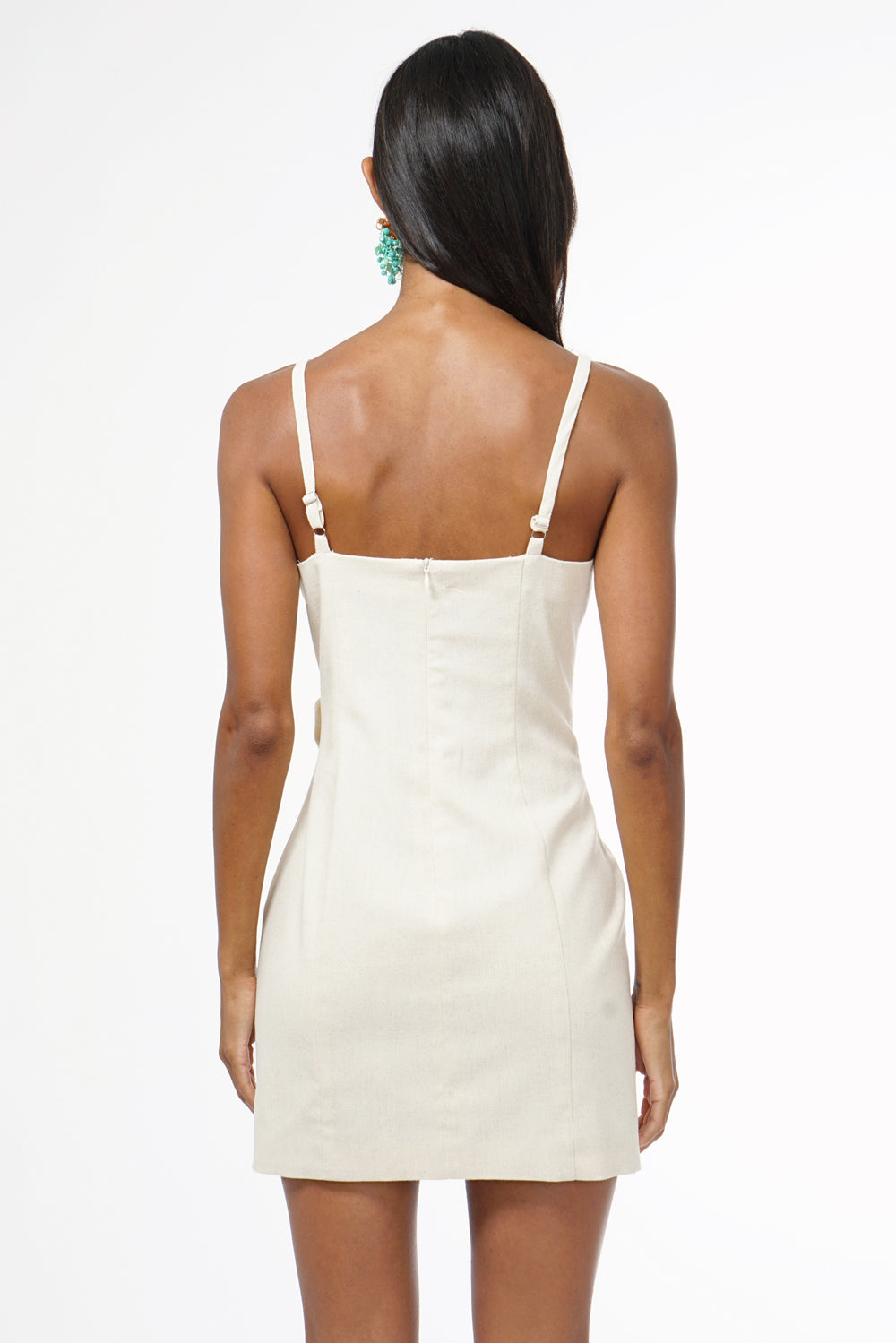 Tabitha Floral Applique Mini Dress