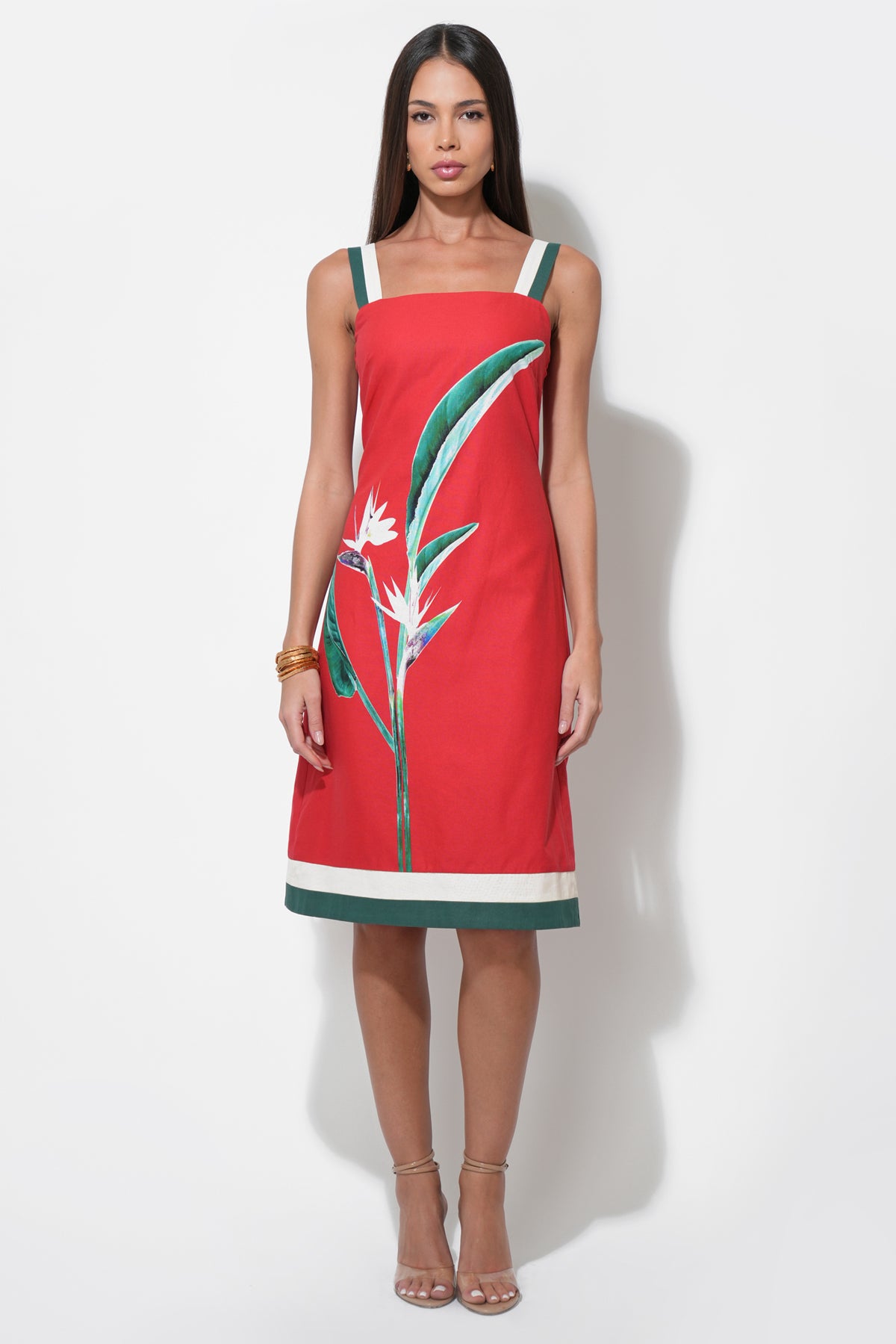 Birds of Paradise Midi Dress