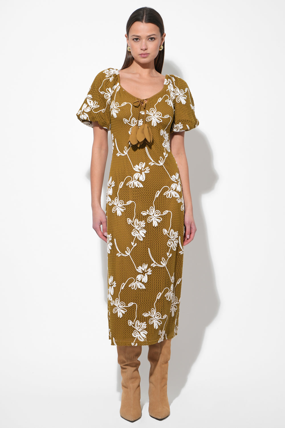 Anora Knit Midi Dress