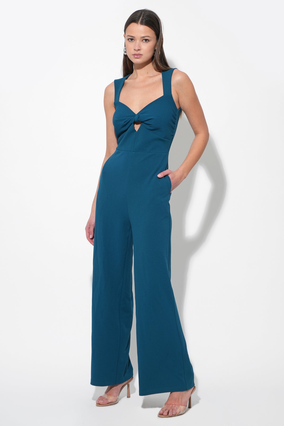 Frina Knit Sweetheart Jumpsuit
