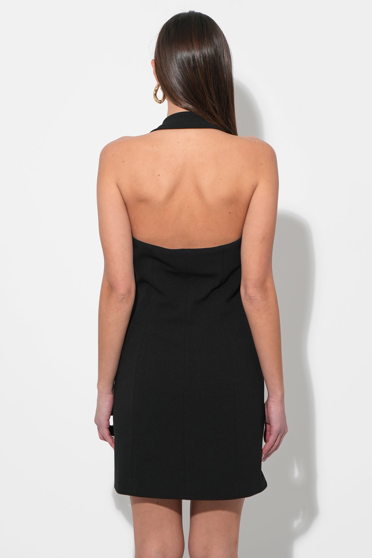 Lucy Vest Mini Black Dress