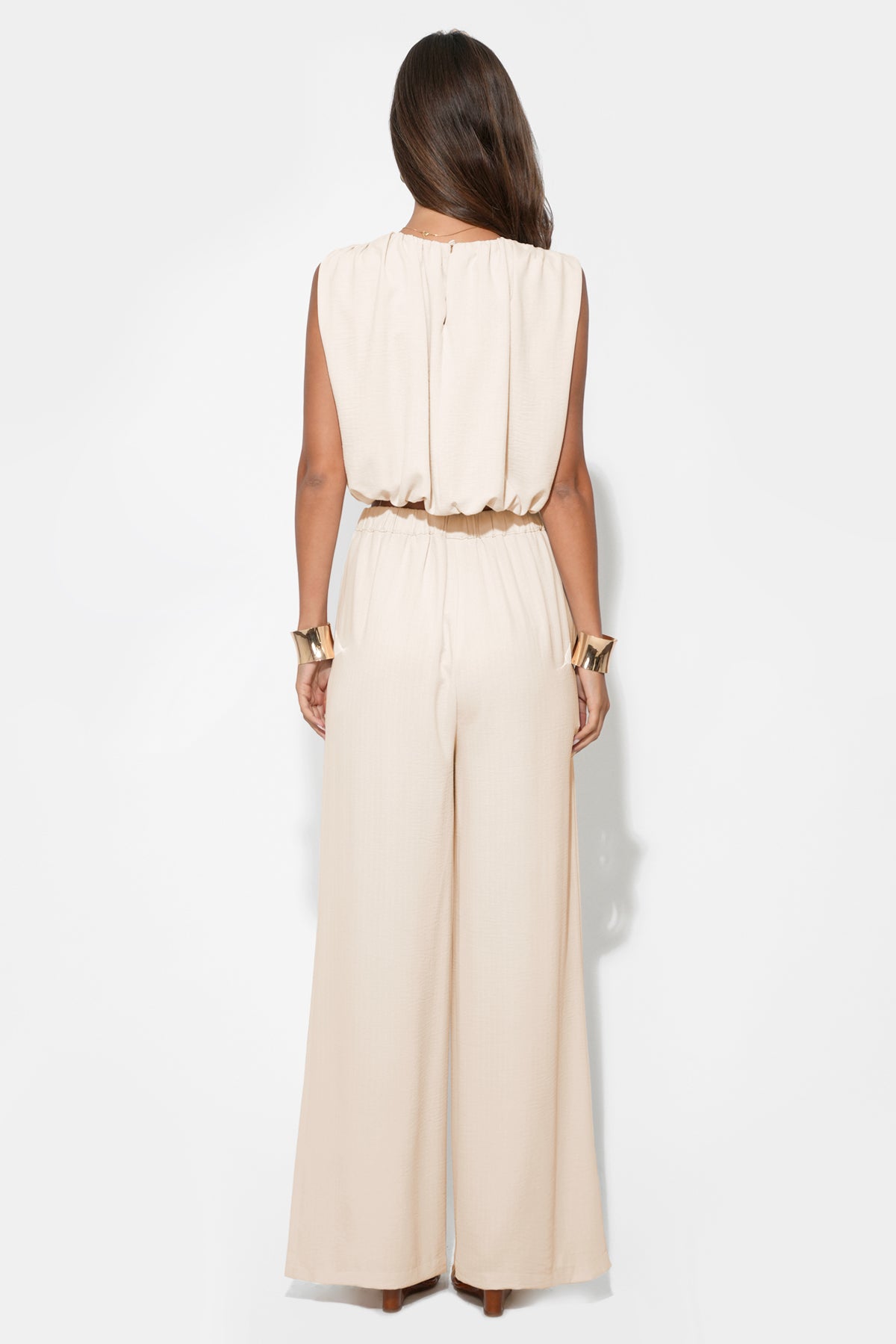 Iris Textured Satin Pant