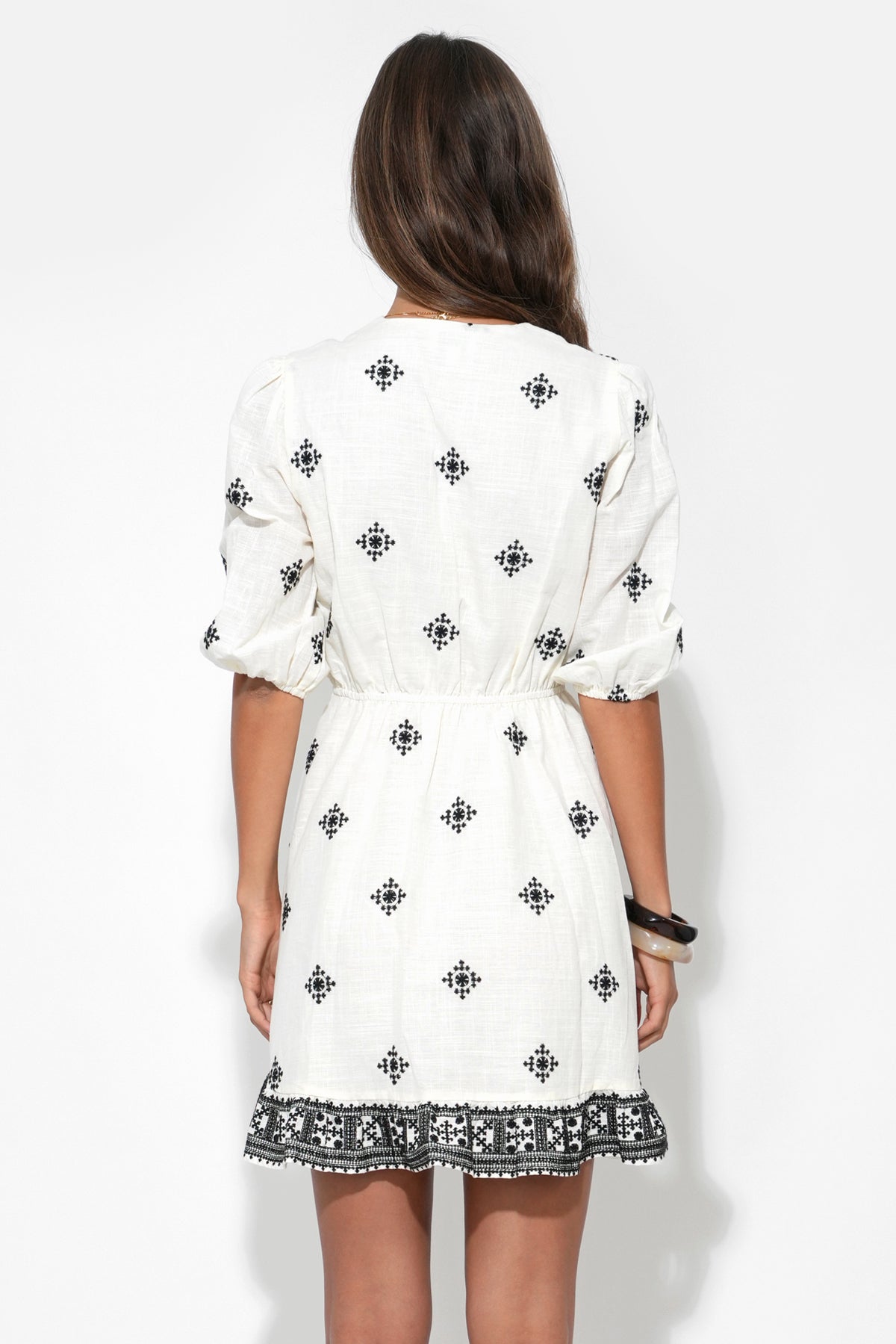 Soraya Embroidery Mini Dress