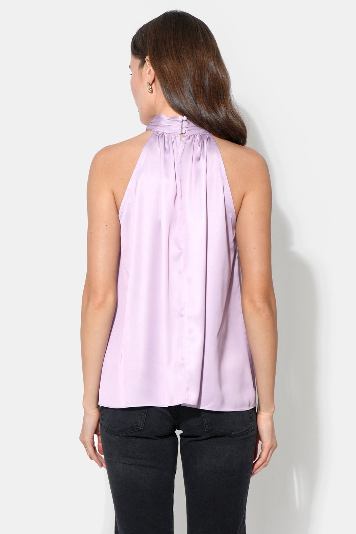 Josie Hi Low Halter Printed Top