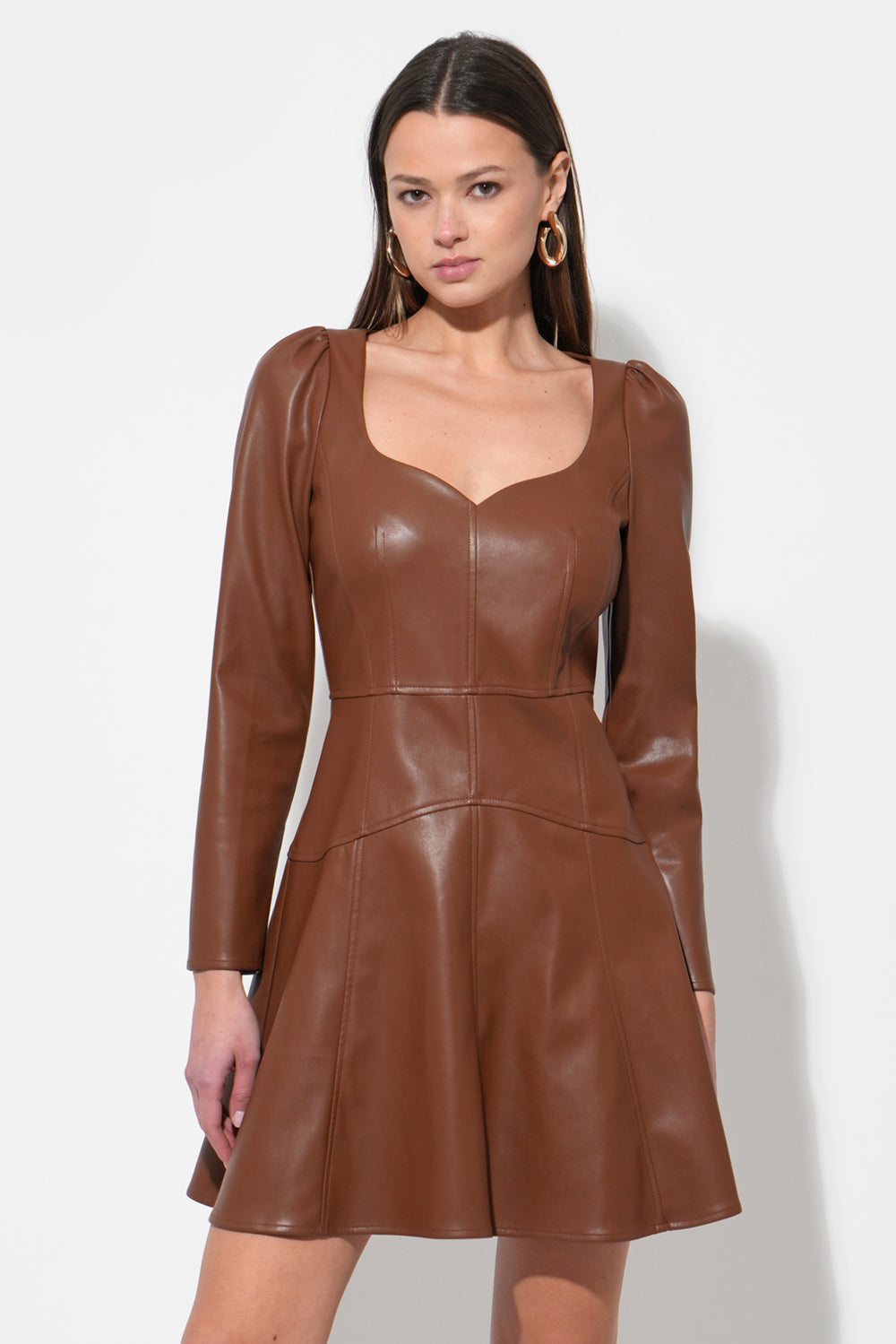 Kaleen Faux Leather Mini Dress F258D6581