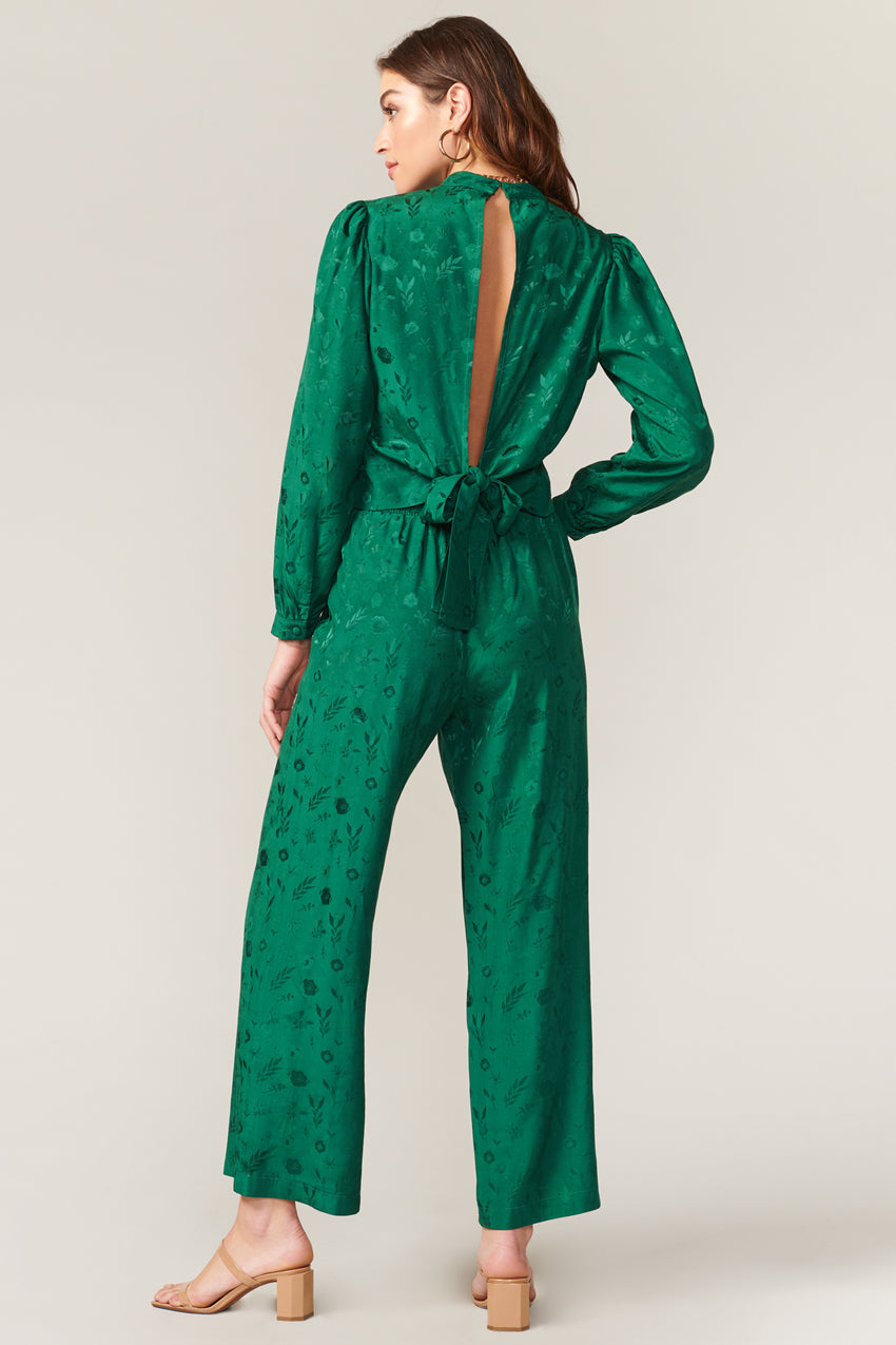 Rimal Textured Wide Leg Pant