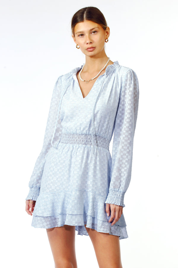 Debbie Ruffle Sleeve Smocked Mini Dress - FINAL SALE