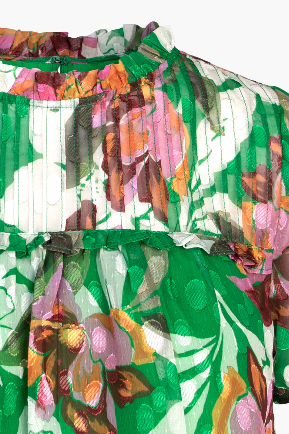 Geri Jacquard Blouse