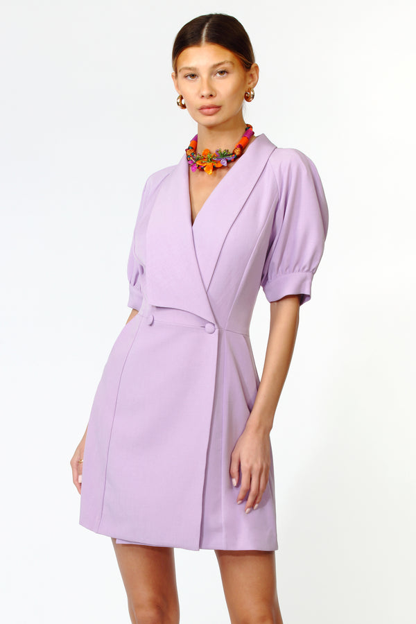 Francesca Puff Sleeve Blazer Dress - FINAL SALE