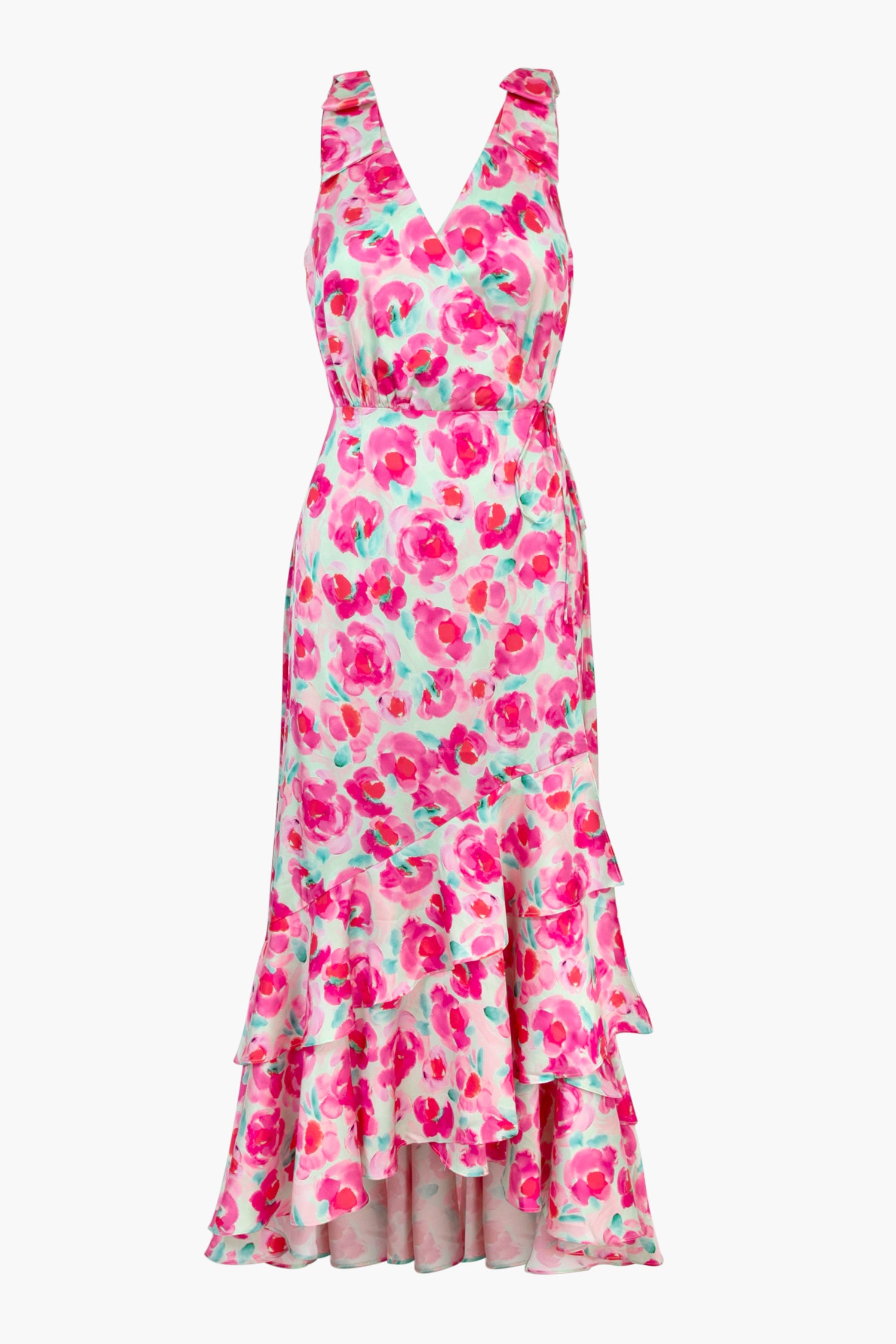 Willow Floral Wrap Maxi Dress