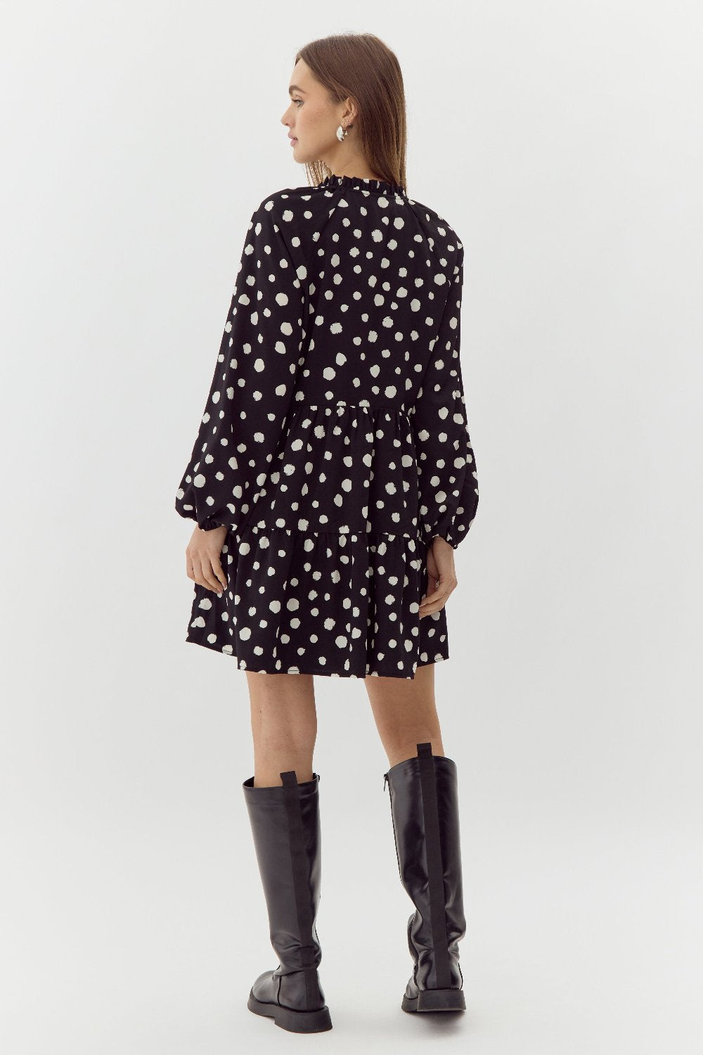 Shirley Polkadot Pull Over Dress