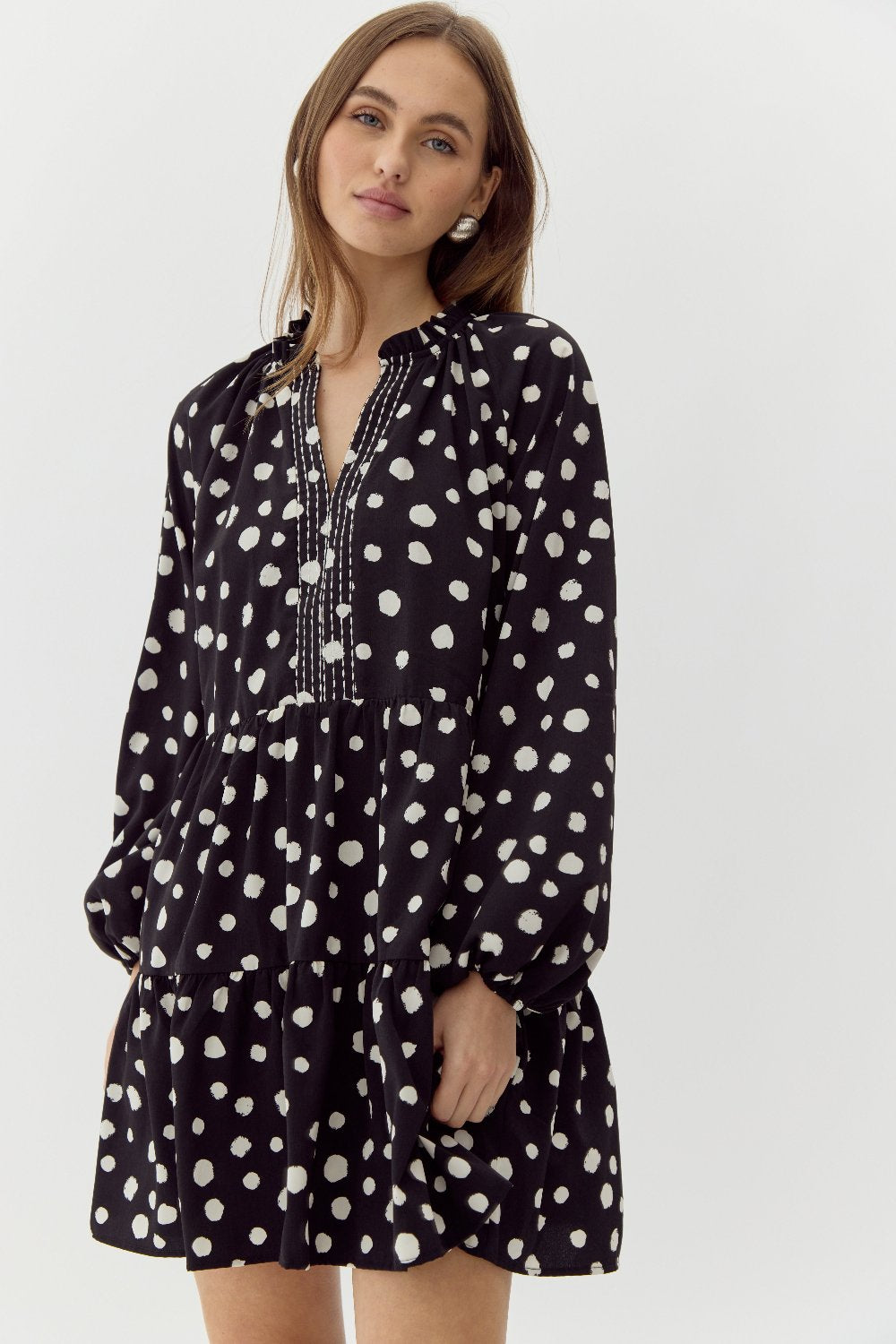 Shirley Polkadot Pull Over Dress