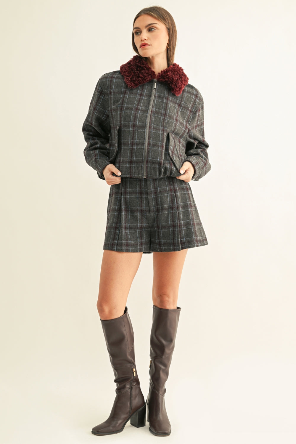 F269J1911_CHARCOAL/BURGUNDY