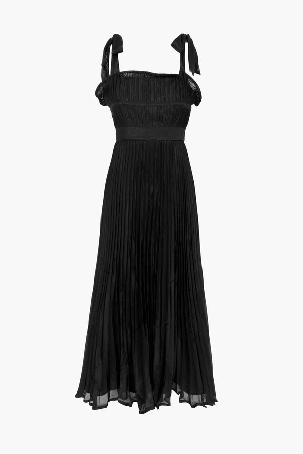 Bianca Pleated Organza Dress