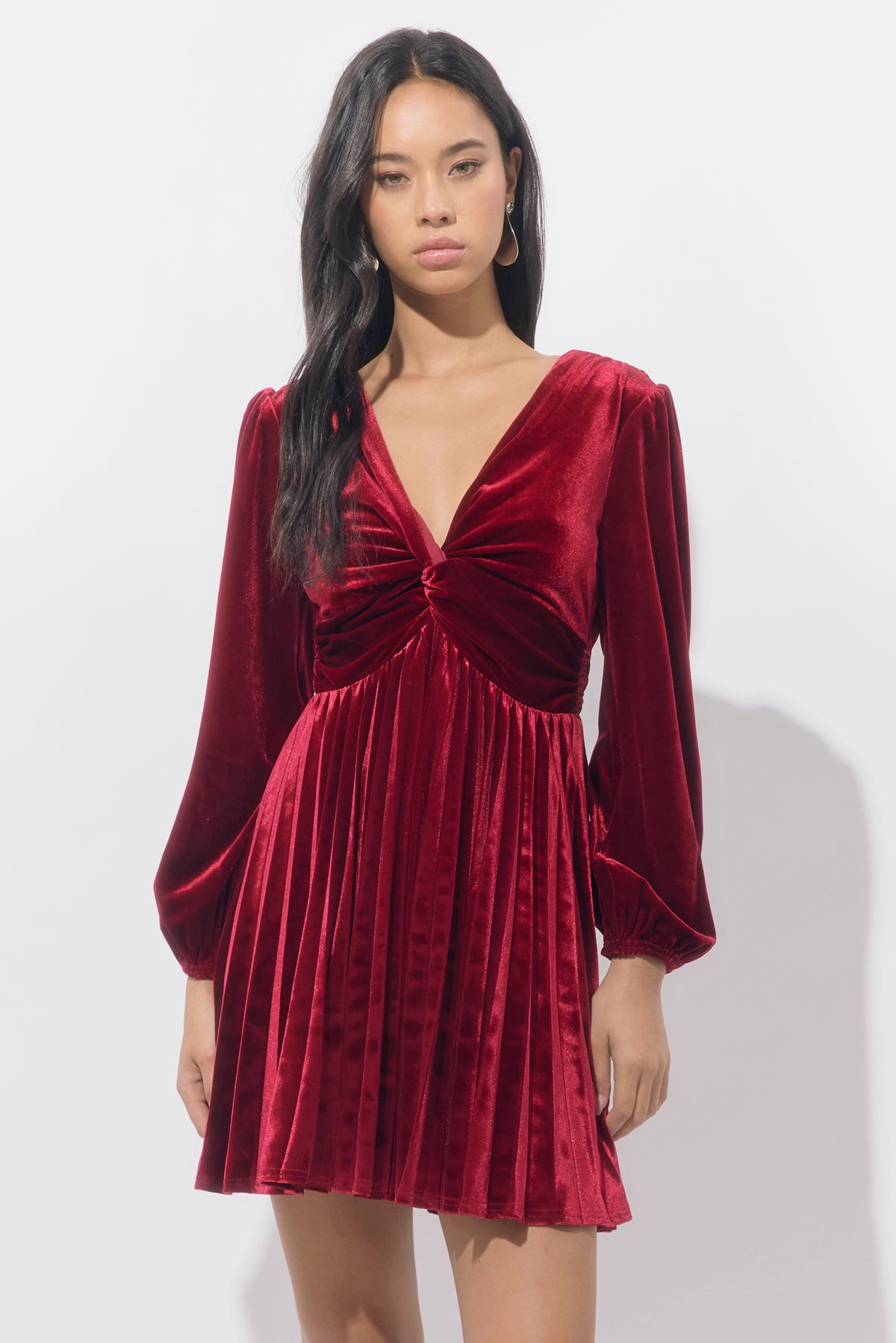 Amaree Pleated Mini Dress F259D6610
