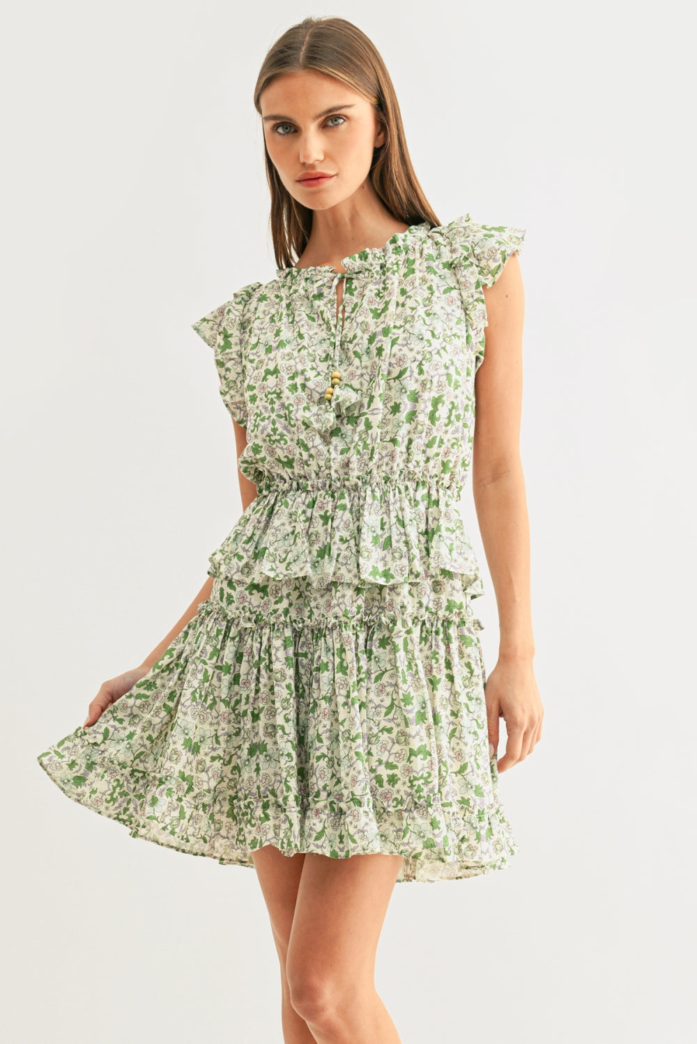 Betty Ruffled Mini Dress F265D7142