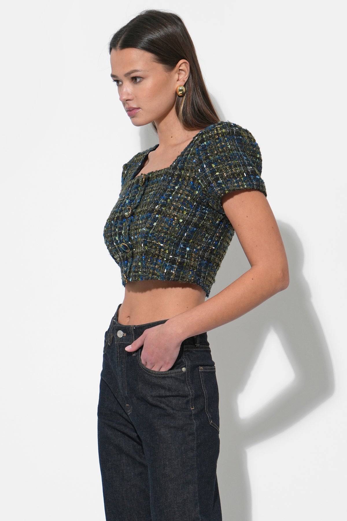 Lauren Tweed Cropped Top