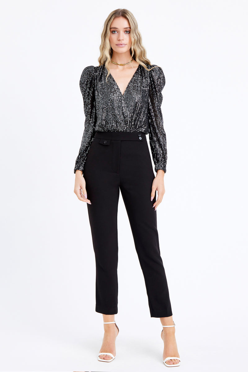 Lala Sequins Bodysuit