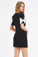 Beverly Bow Sleeve Mini Dress