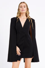 Raquel Tux Cape Dress