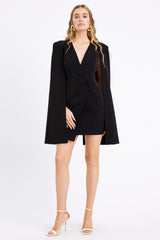 Raquel Tux Cape Dress