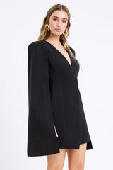 Raquel Tux Cape Dress