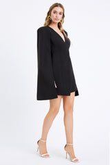 Raquel Tux Cape Dress