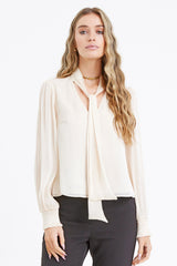 Jisenia Tie Neck Blouse