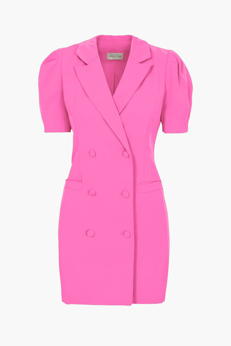 Celine Puff Sleeve Blazer Dress - FINAL SALE