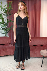 Raven Lace Knit Tiered Maxi Dress - FINAL SALE